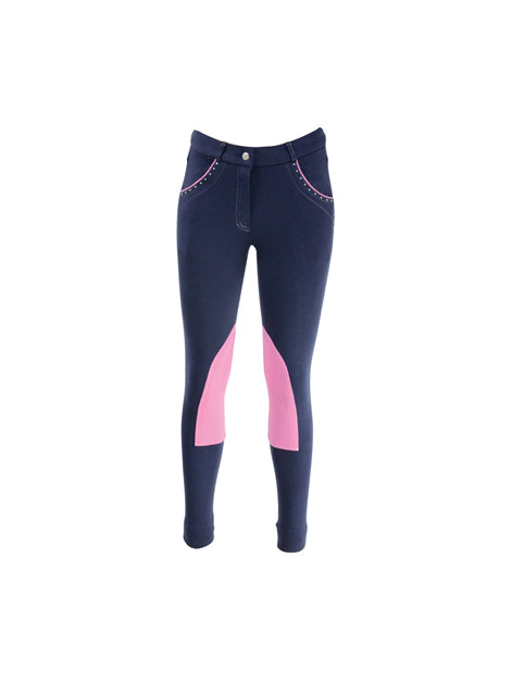 Children's Diamante Contrast Jodhpurs