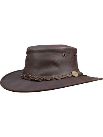 Barmah Squashy Kangaroo Leather Hat